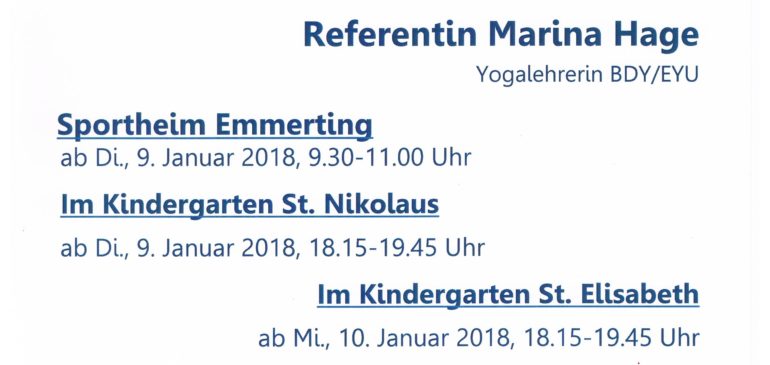 Hatha-Yoga für Anfänger und leicht Fortgeschrittene (Kurs 1)